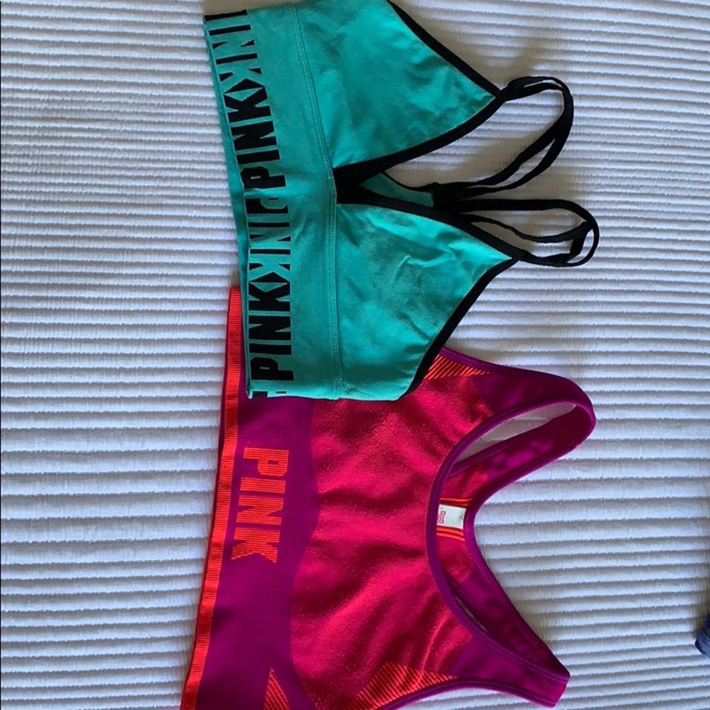 PINK sport bras sz XS